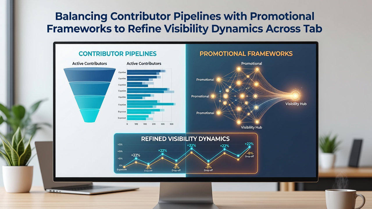 Visualisierung der Sichtbarkeitsdynamik durch abgestimmte Pipelines und Werbeelemente