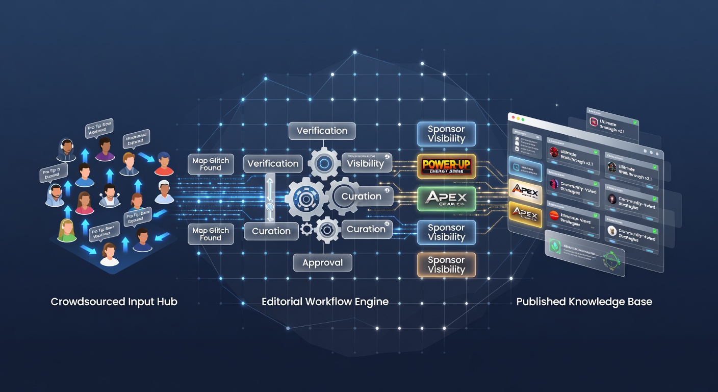 Redaktionelle Workflows auf Gaming-Plattformen mit Fokus auf Sponsoreneinbindung